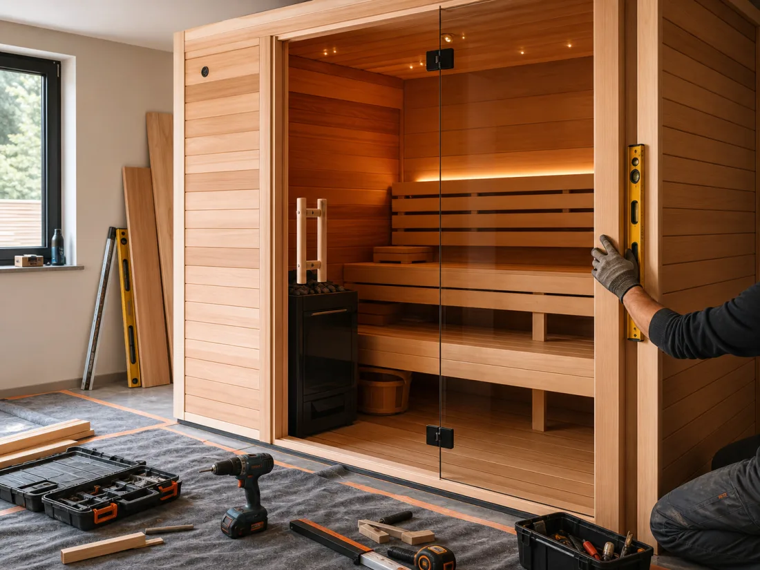 Sauna Montage & Installation für Sauna-Zentrum Wien und Österreich